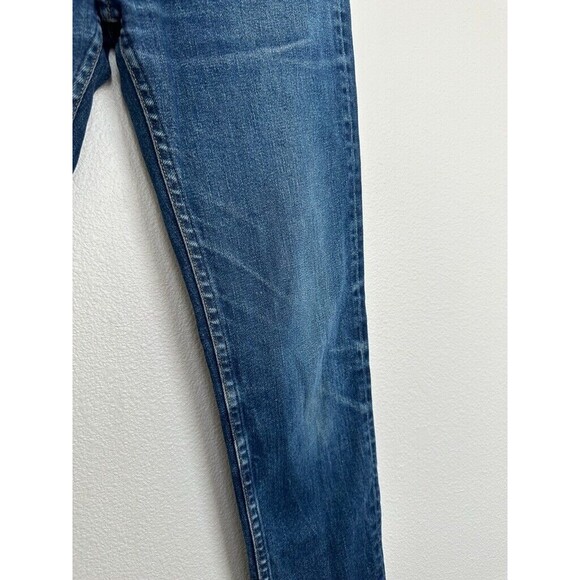 APC Petit Standard Jean Droit Etroit Button Fly Blue Tapered Leg Jeans Size 31 - Picture 5 of 8